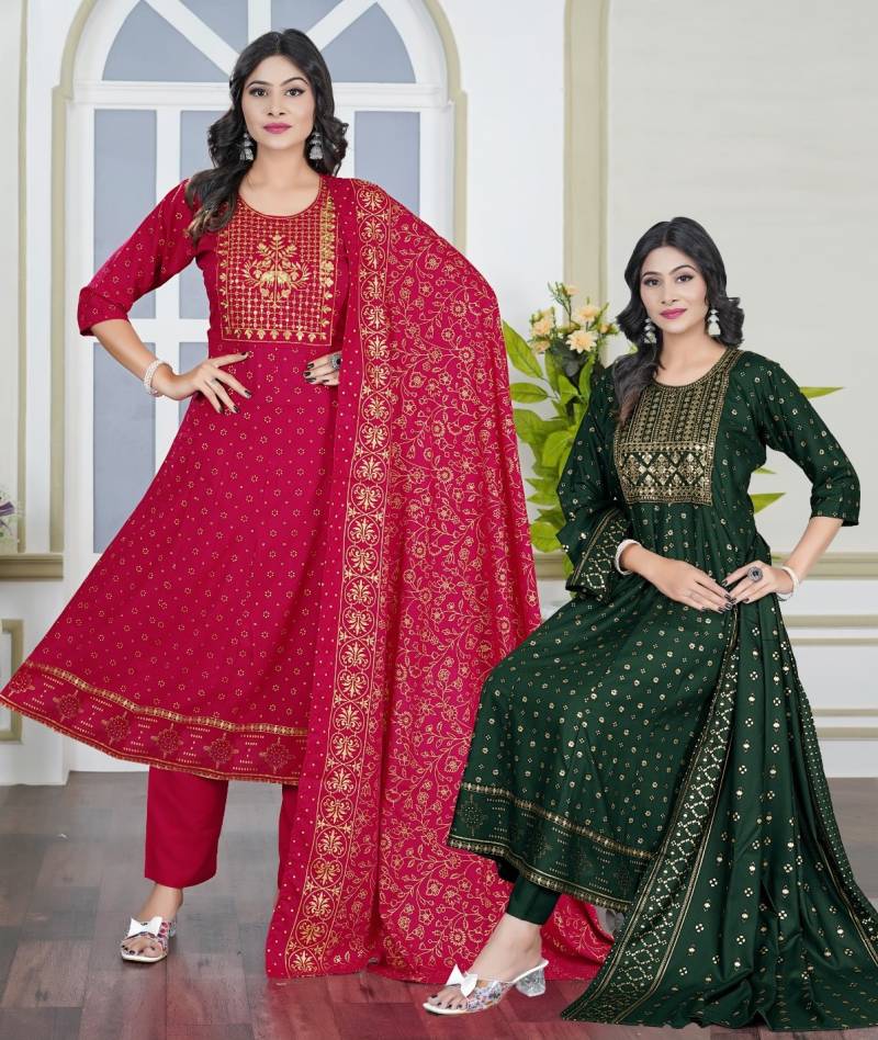 Akira Plus Vol 2 Printed Kurti Pant With Dupatta Collection
