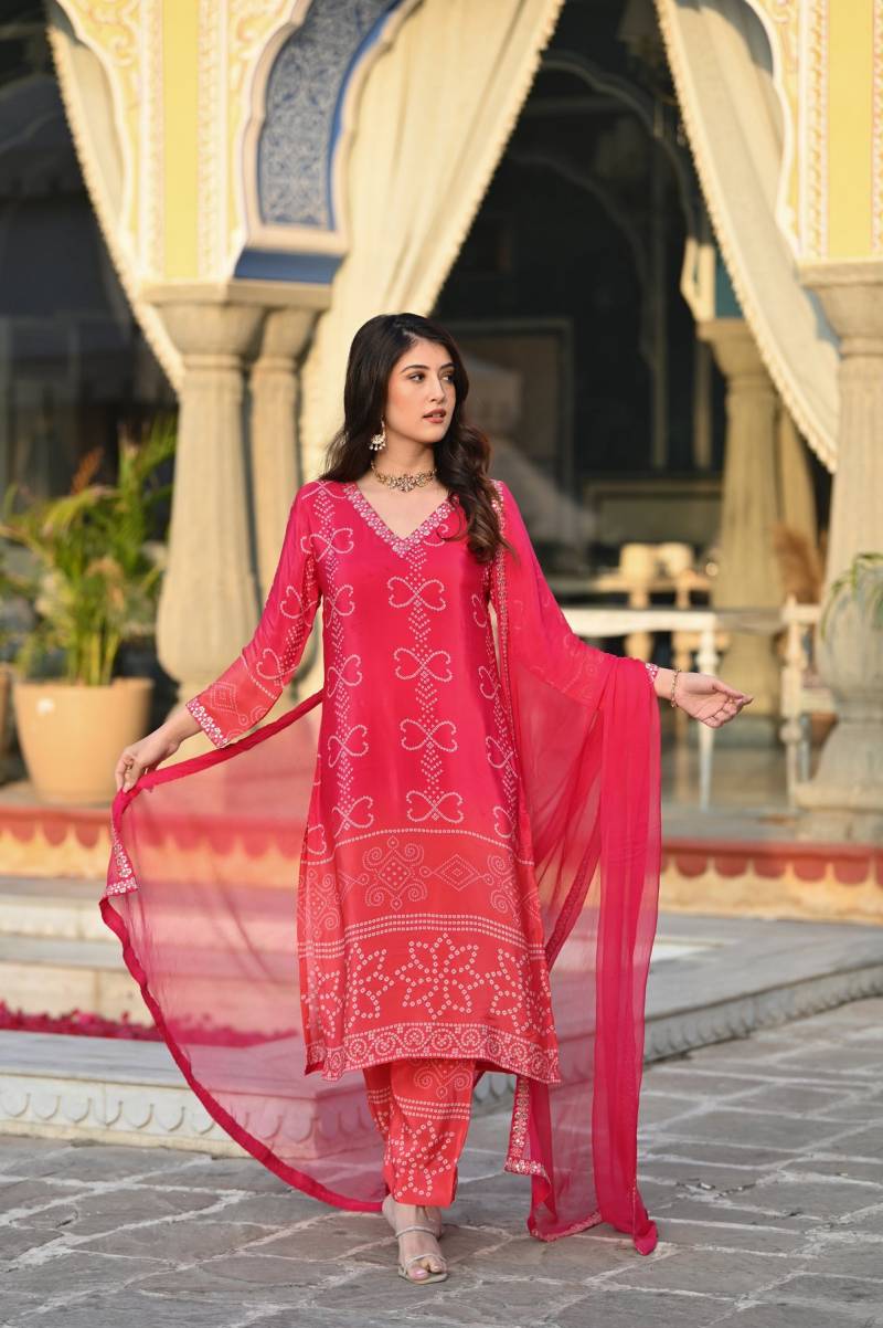Banno 1 Silk Kurti Bottom With Dupatta Collection