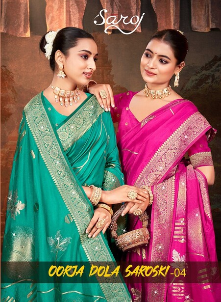 Saroj Oorja Dola Saroski Vol 4 Wedding Wear Silk Saree Collection