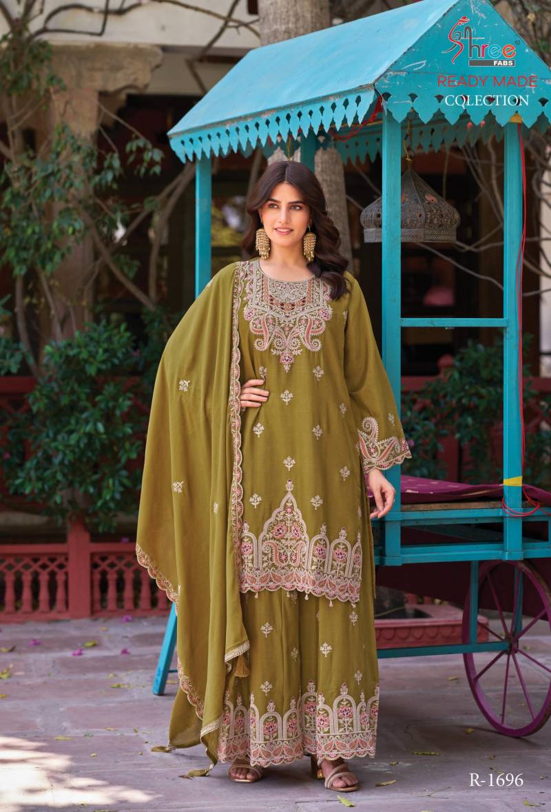 Shree R 1696 Pakistani Ready Made Salwar Suits Collection