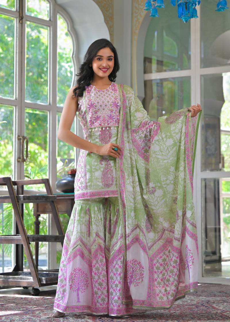 Tanyaa P 117 Cotton Salwars Suits Collection