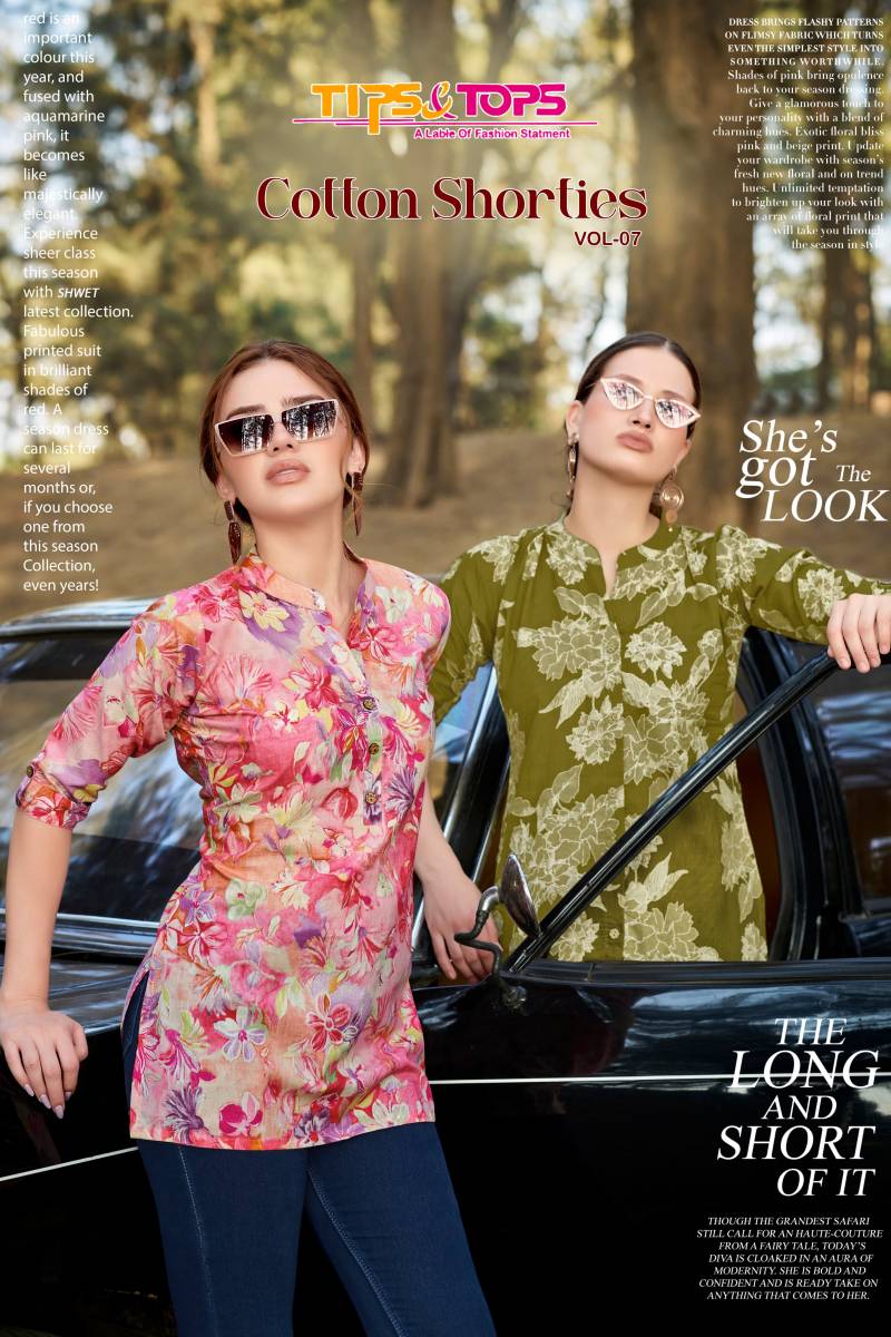 Tips And Tops Cotton Shorties Vol 7 Ladies Top Collection
