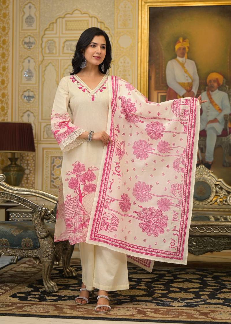 Tanyaa P 122 Handwork Designer Kurti Bottom With Dupatta