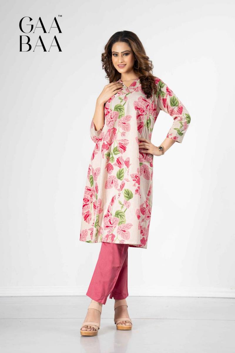 Gaabaa 907 Cotton Flex Printed Fancy Co Ord Set Collection