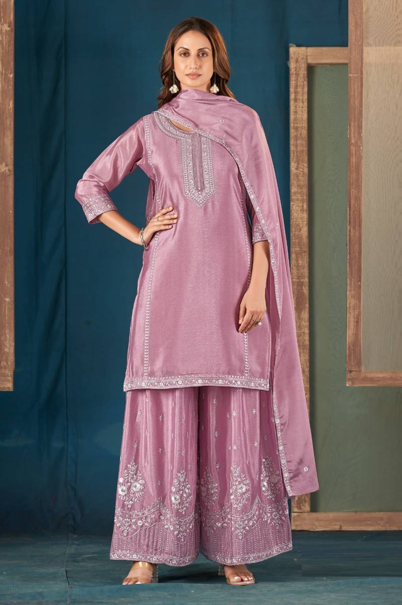 Ladies Flavour 3188 To 3191 Designer Kurta Palazzo With Dupatta