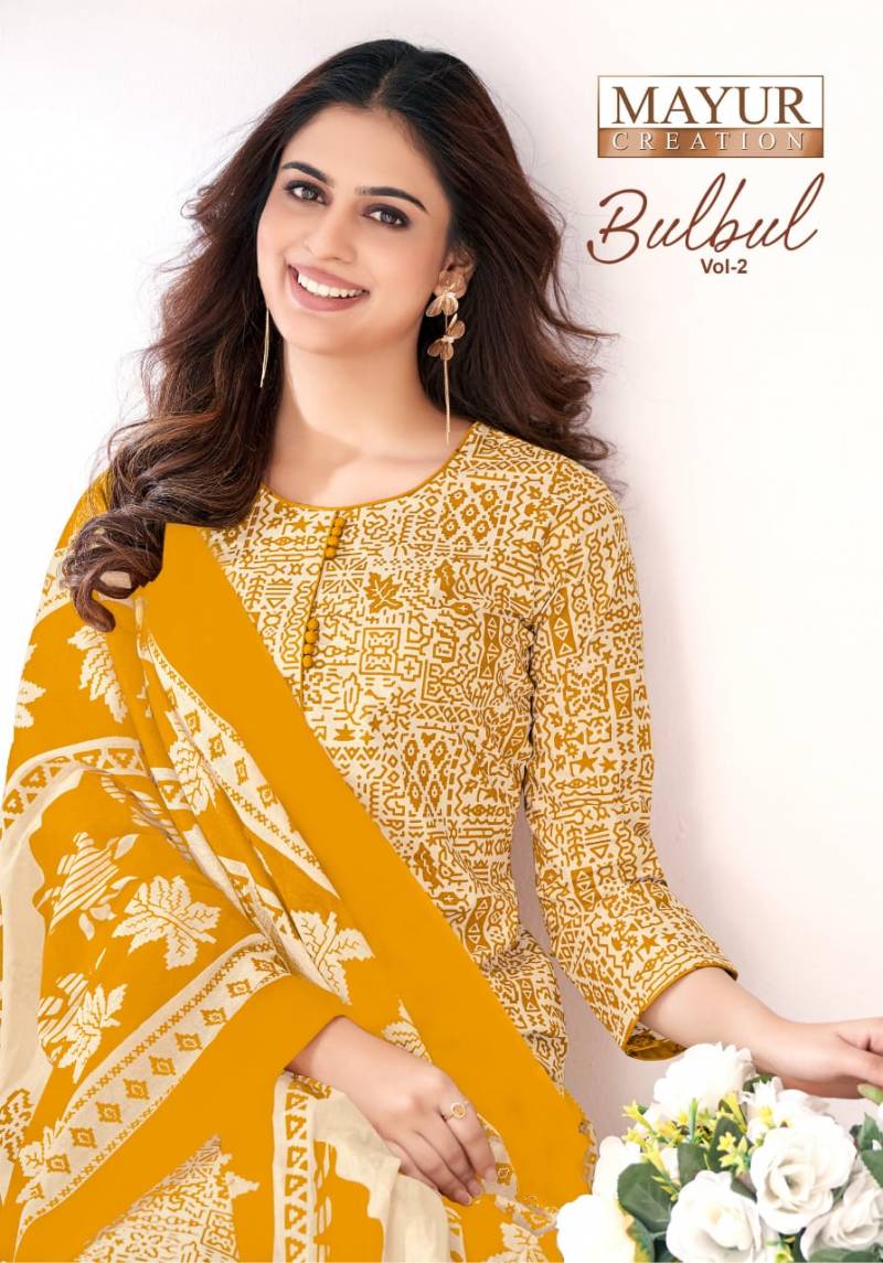 Mayur Bulbul Vol 2 Cotton Dress Material Collection