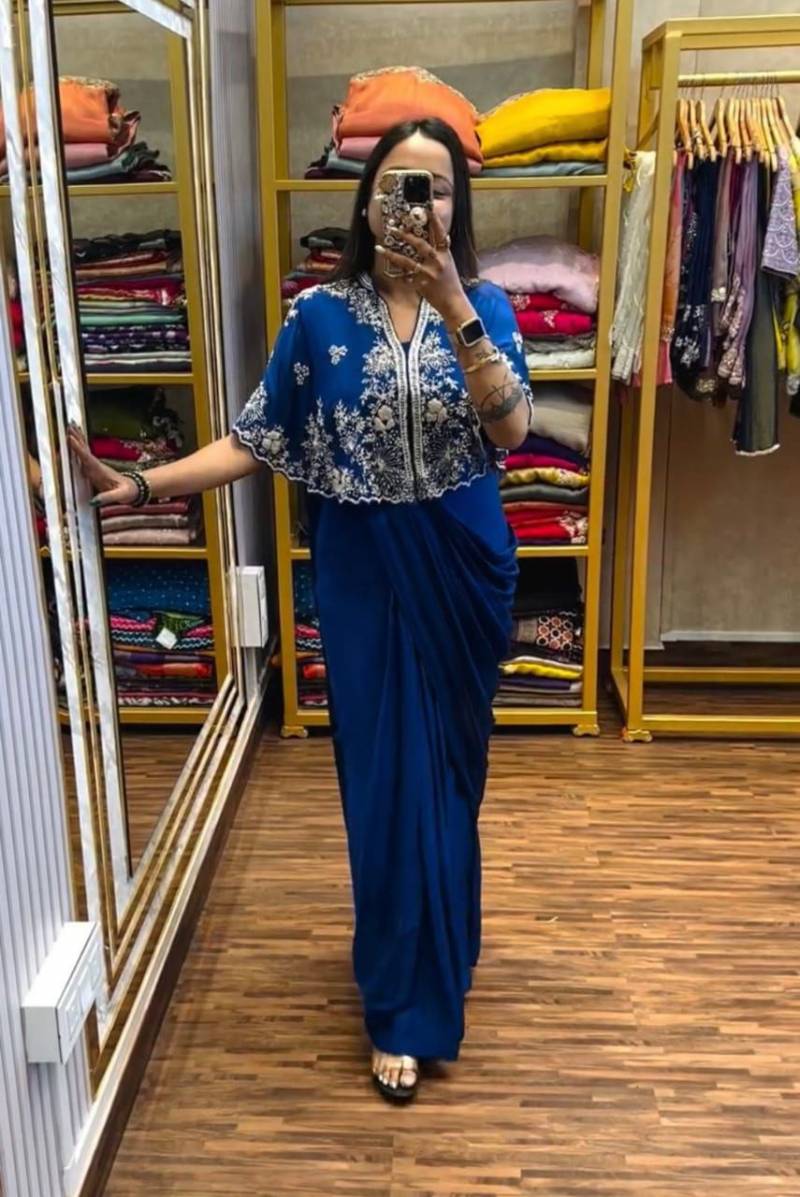 Bt 7081 Chinon Designer Party Wear Gown Collection