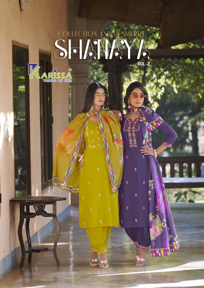Karissa Shanaya Vol 2 Designer Kurti Bottom With Dupatta