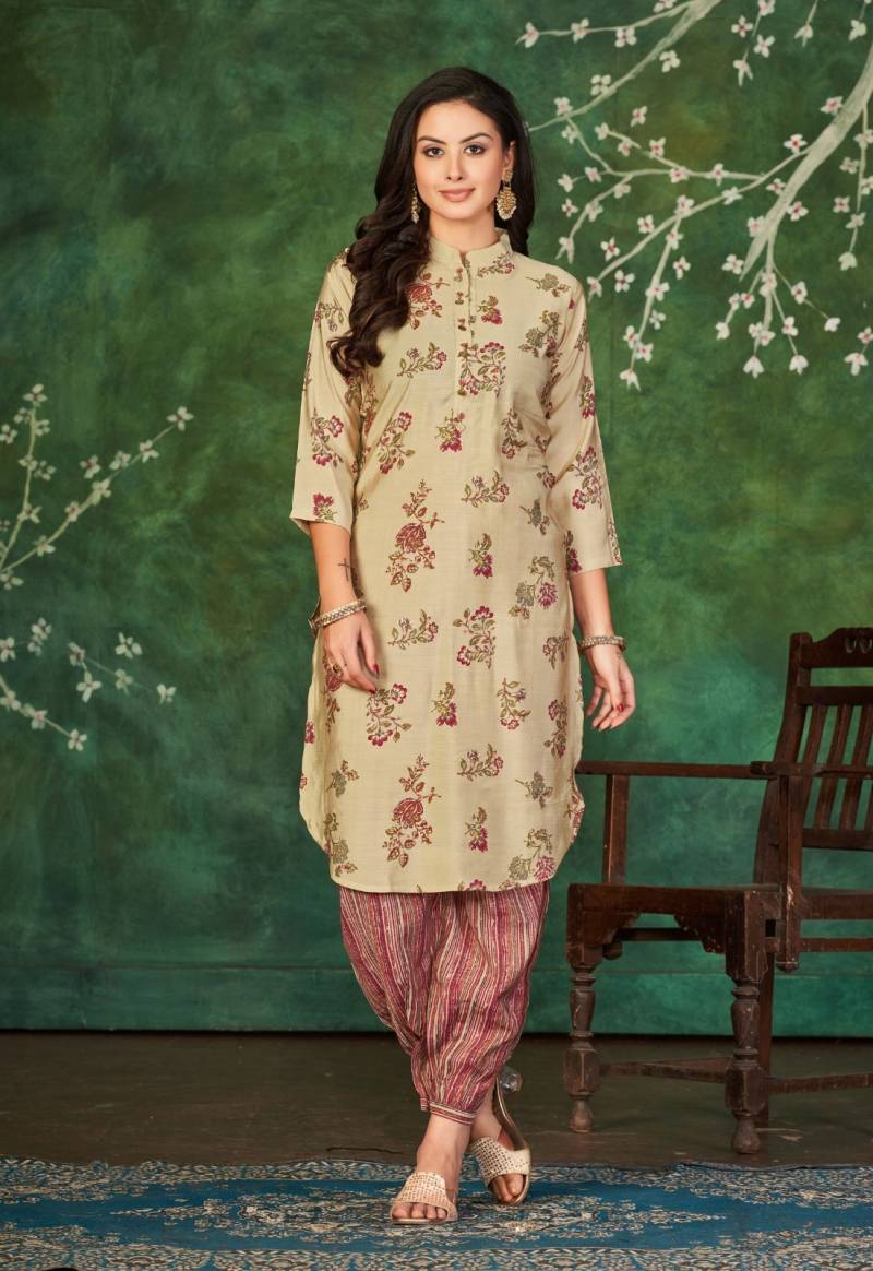 Tanyaa P 146 Cotton Kurti With Bottom Collection