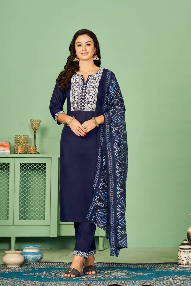 Tanyaa P 144 Printed Kurti Bottom With Dupatta