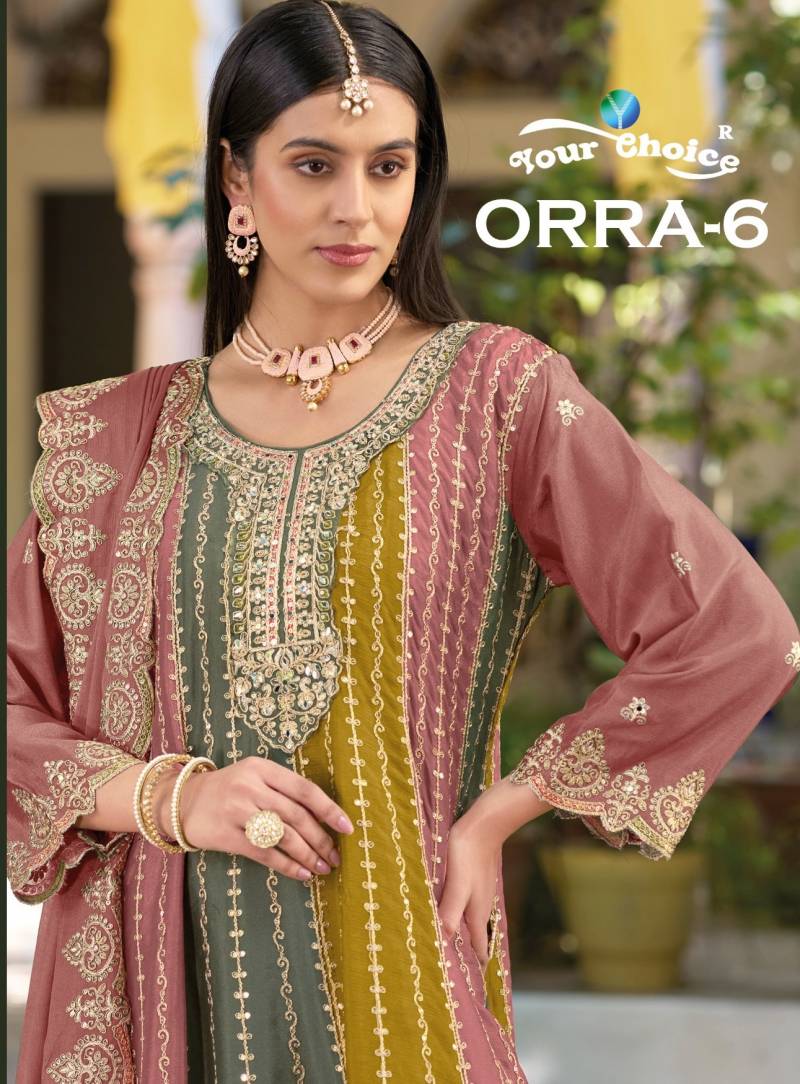 Your Choice Orra 6 Printed Designer Salwar Suits Collection