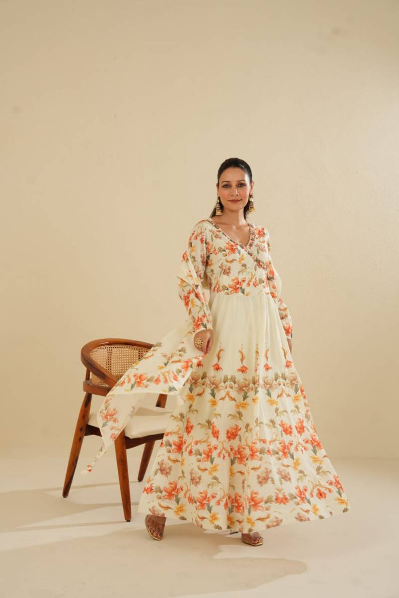 Tanyaa P 152 Cotton With Designer Long Kurti Collection
