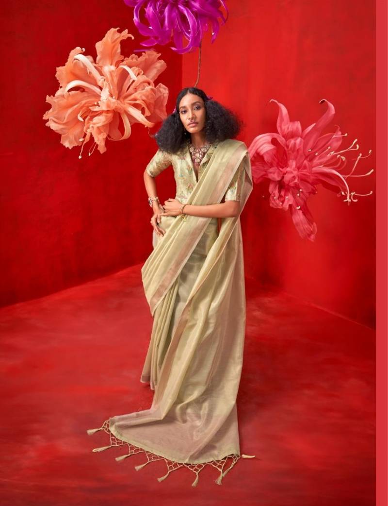 Rajtex Kronis Zari Tissue Handloom Silk Sarees Collection