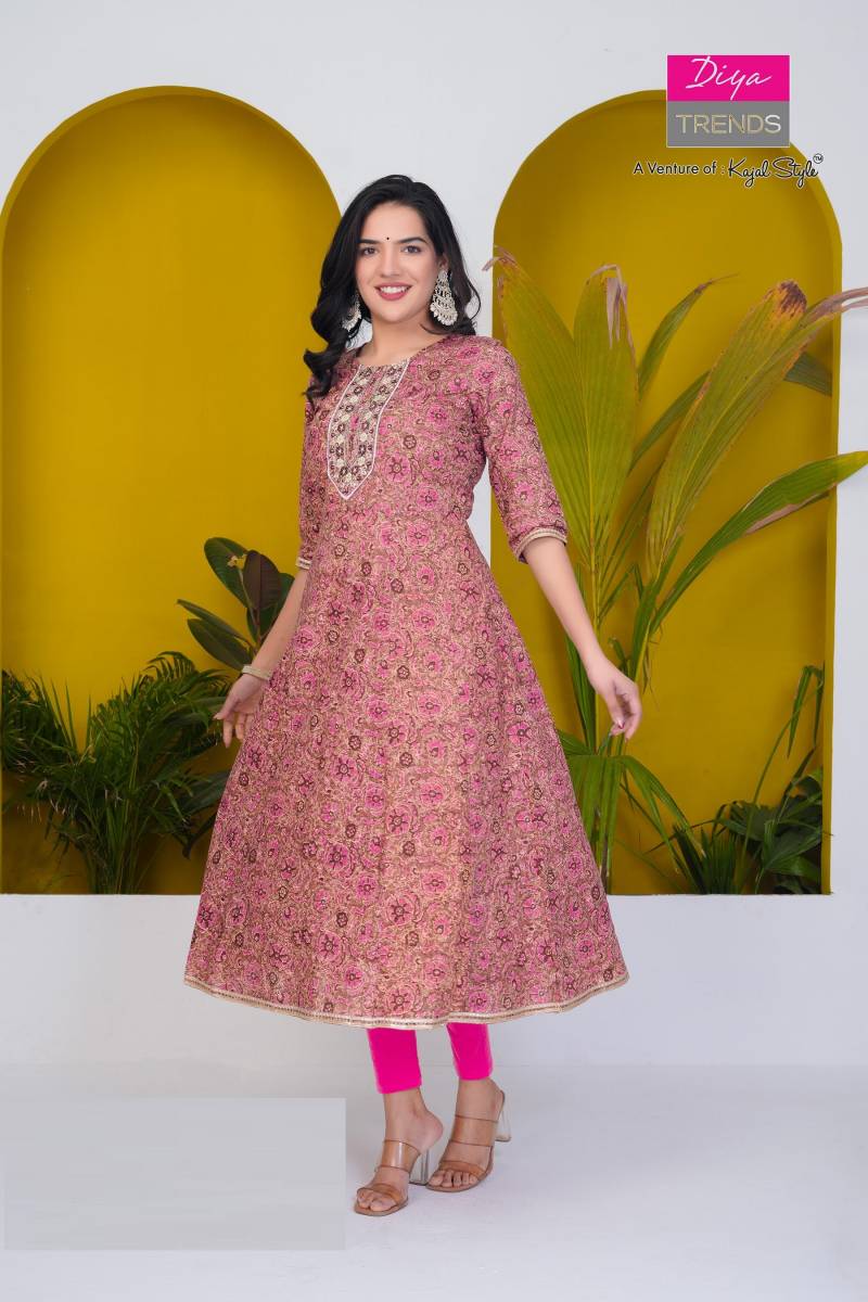 Diya Trends Summer Special 1 Soft Cotton Printed Kurti Collection