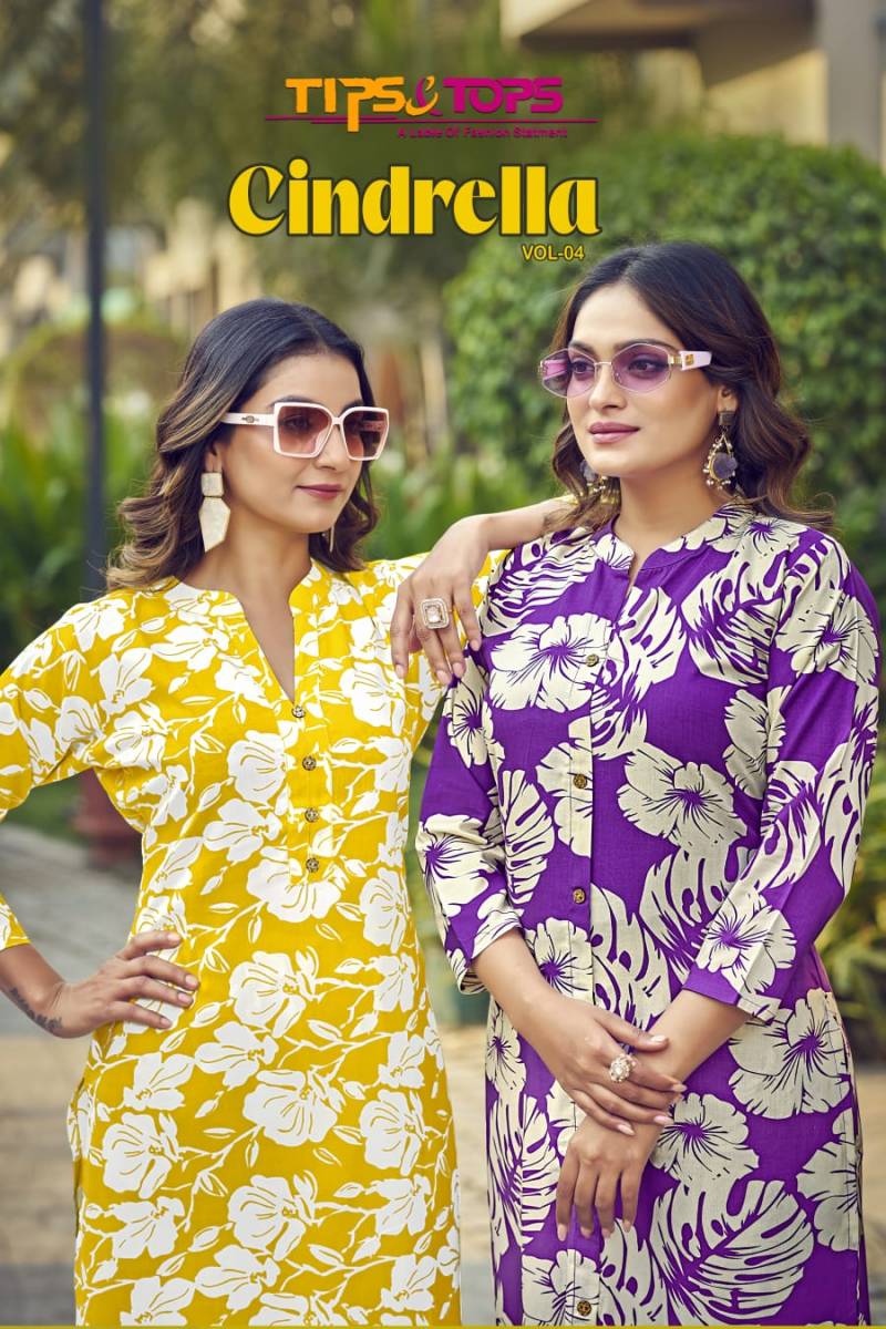 Tips And Tops Cindrella Vol 4 Printed Co Ord Set Collection