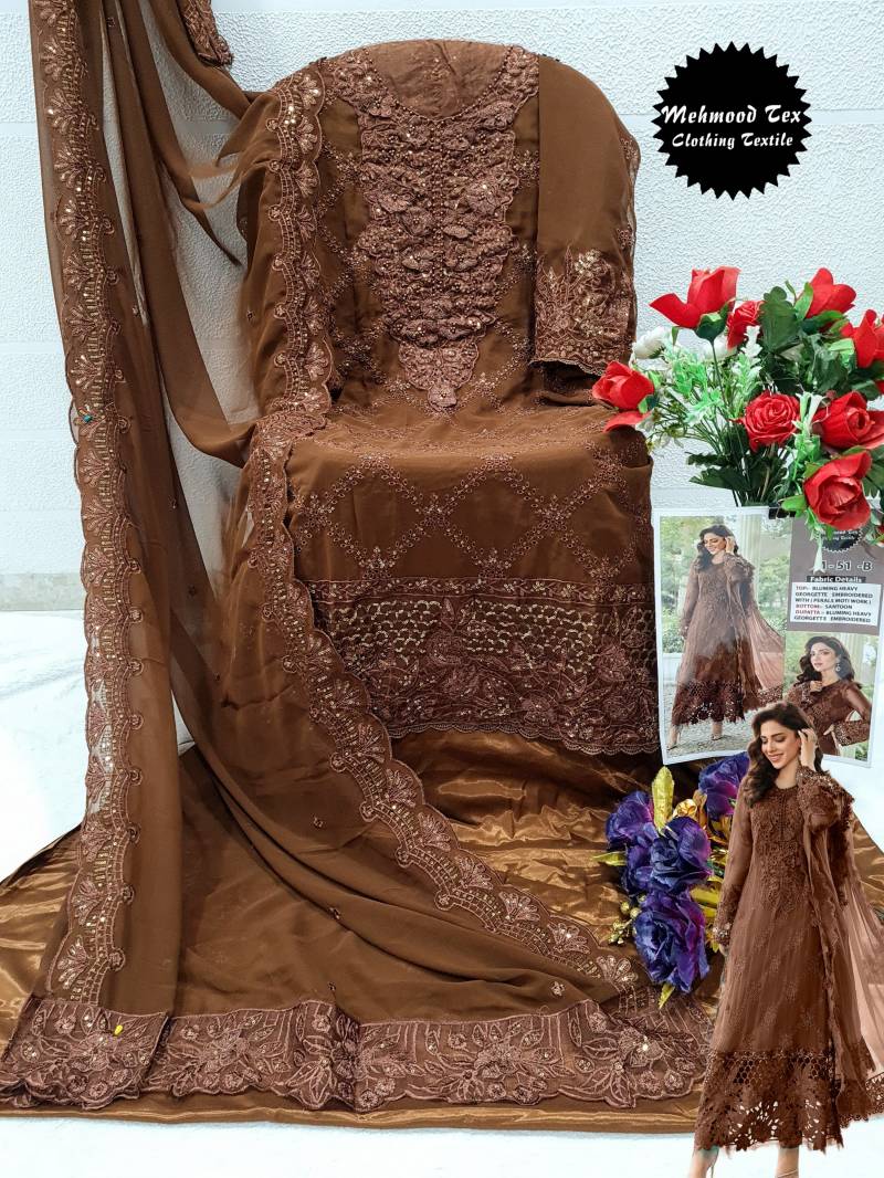 Mehboob Tex M 51 B Pakistani Salwar Suit Collection