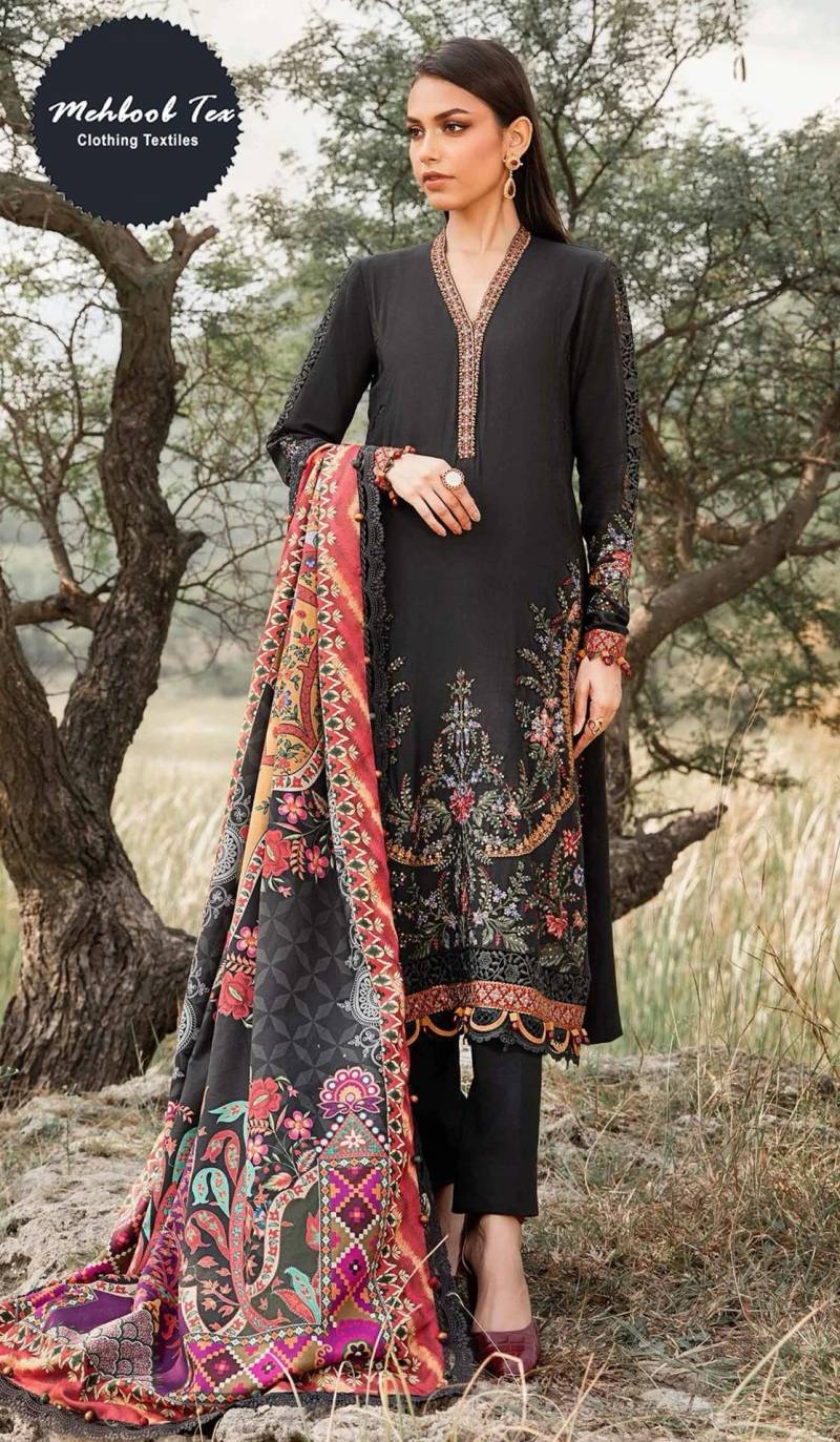 Mehboob Tex 1589 Pakistani Suits Cotton Dupatta Collection