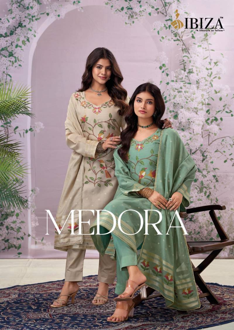 Ibiza Medora Moga Silk Designer Salwar Kameez Collection