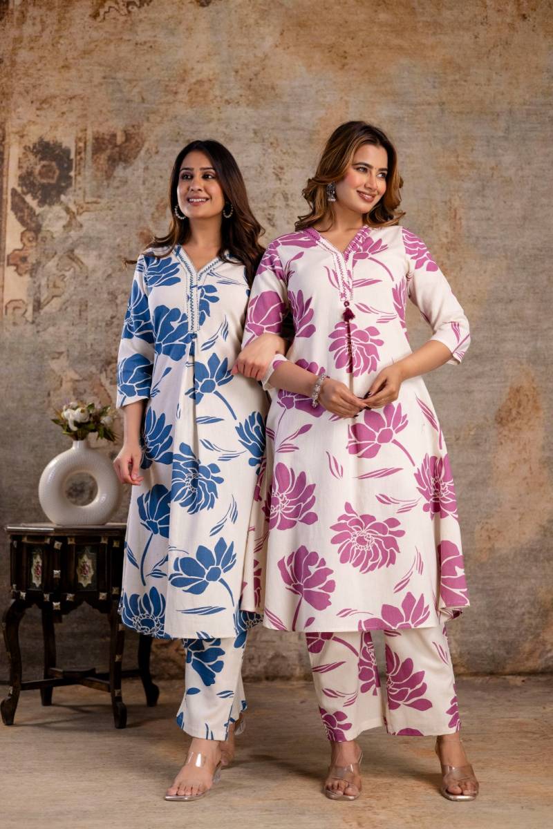 Tanyaa P 160 Printed Kurti With Bottom Collection