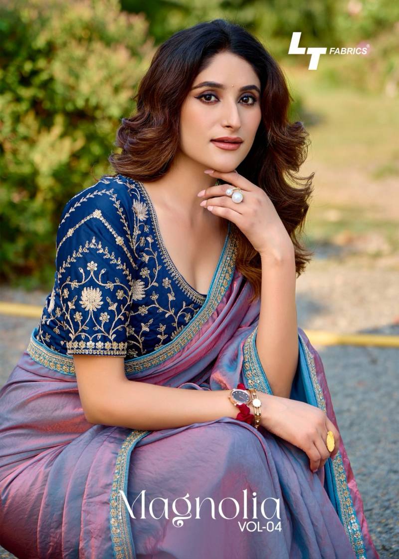 Kashvi Magnolia Vol 4 Malai Silk Designer Saree Collection