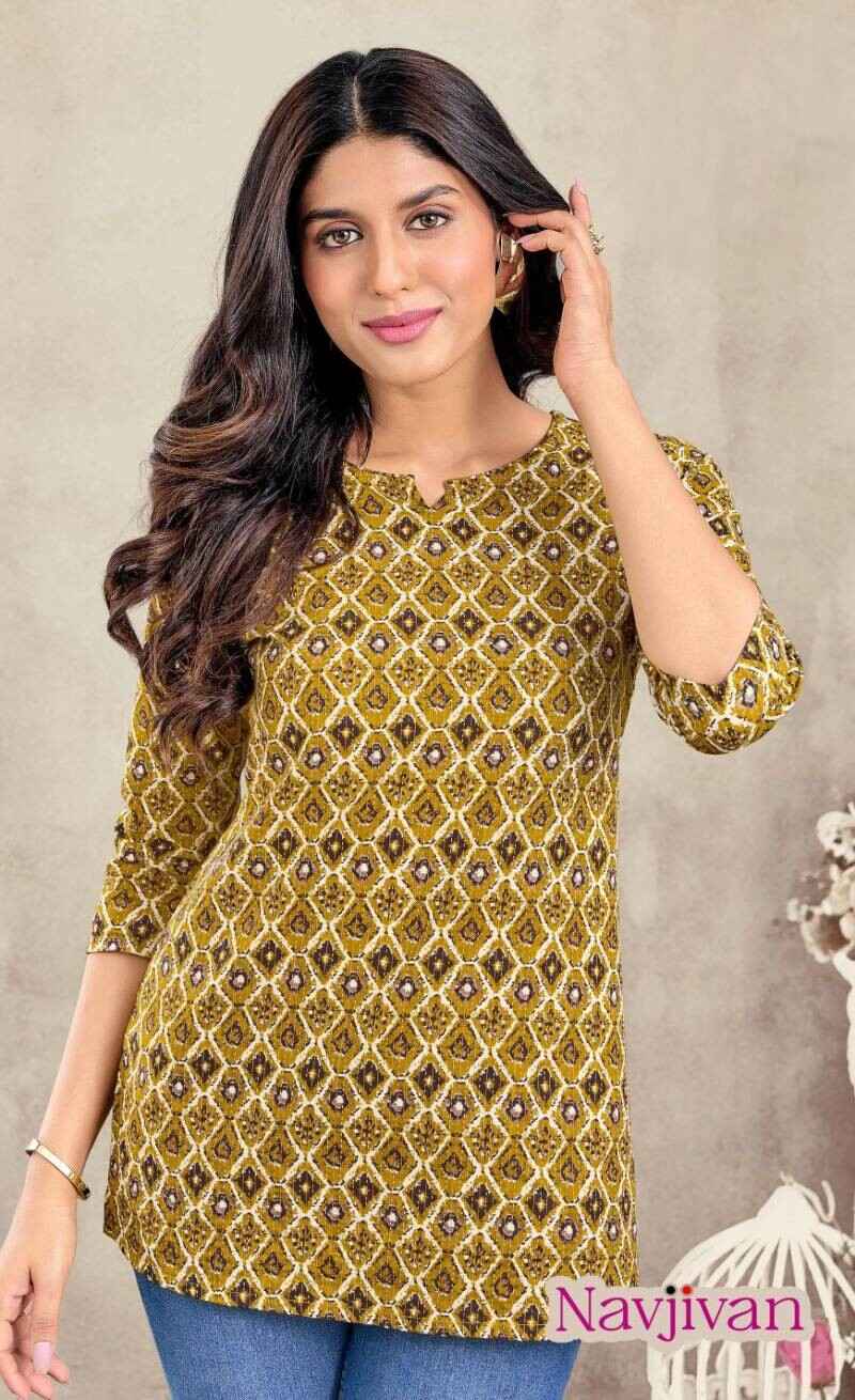Dl Navjivan Vol 4 Kantha Cotton Ladies Top Collection