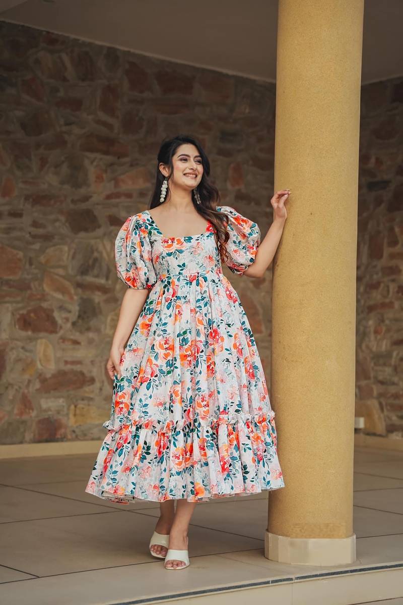 Clora Vol 8 Printed Fancy Long Kurtis Collection