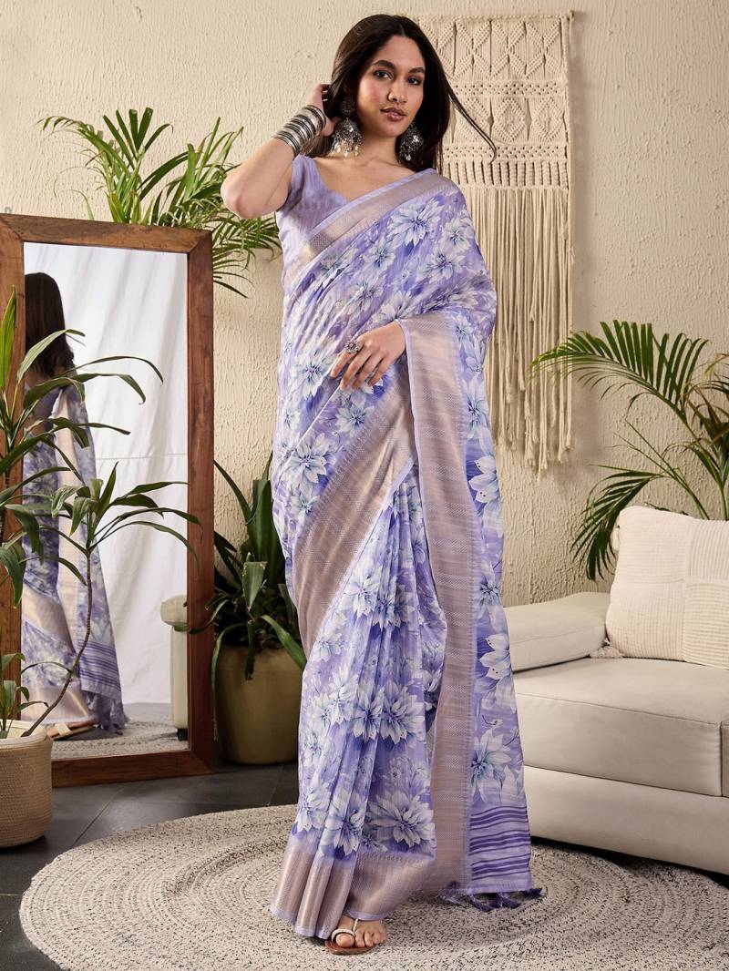 Kalki 1 Cotton Blended Printed Saree Collection