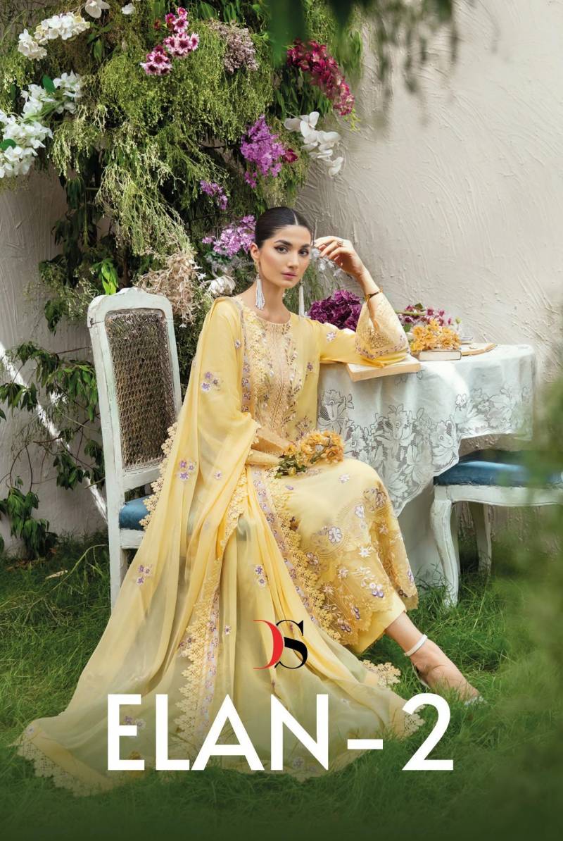 Deepsy Elan 2 Cotton Pakistani Salwar Kameez Collection