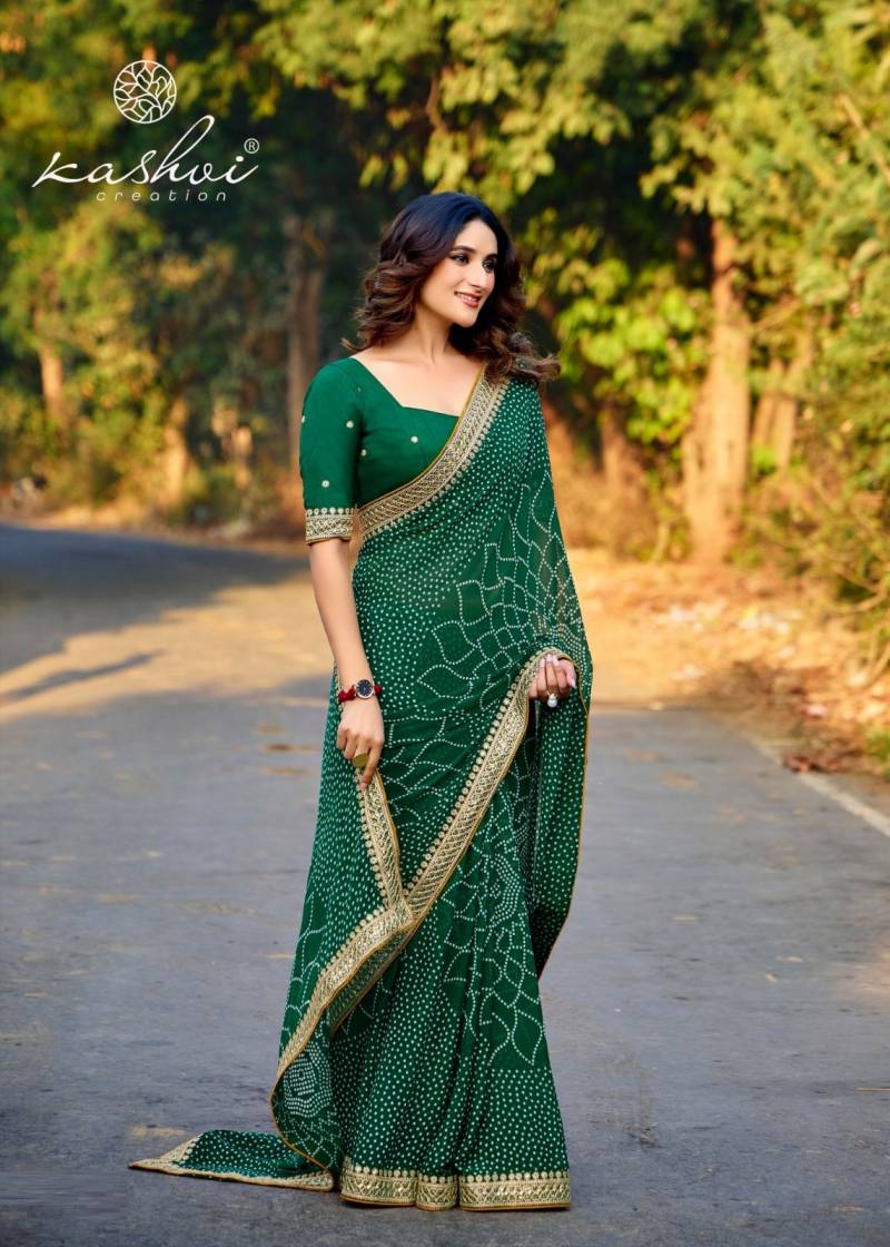 Kashvi Chuneri Vol 2 Designer Coding Work Saree Collection