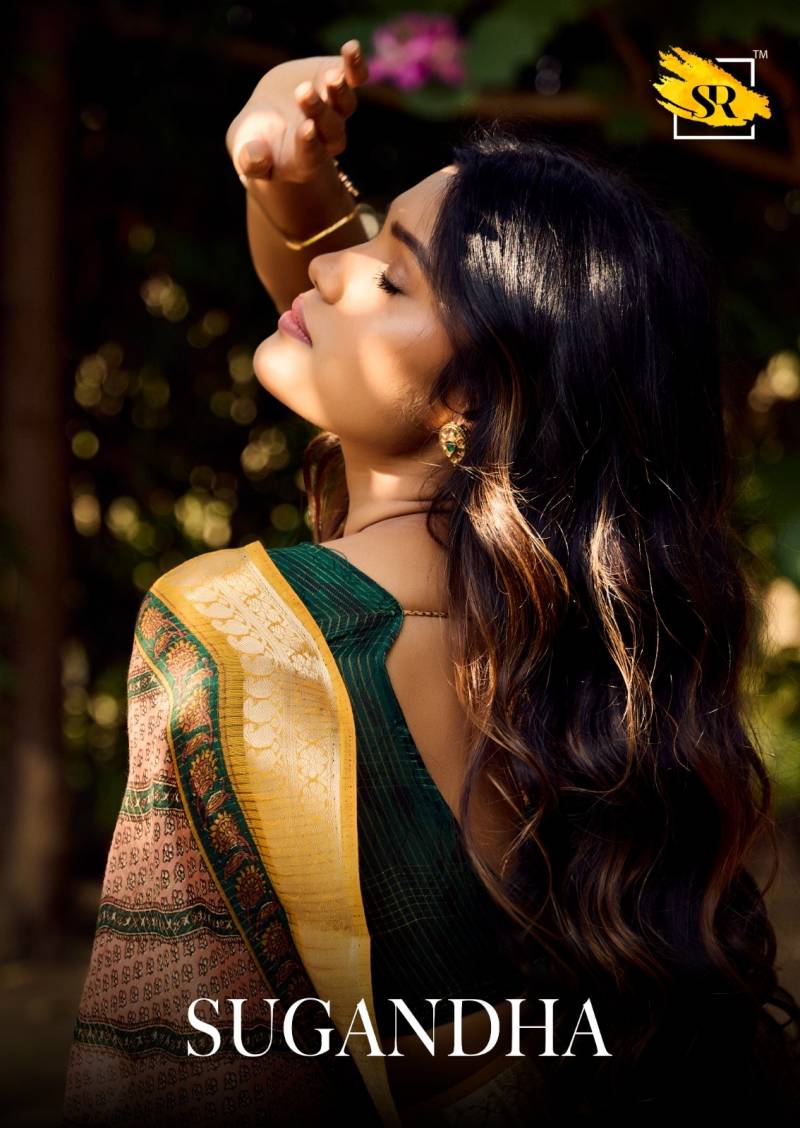 Sr Sugandha Cotton With Zari Checks Design Saree Collection