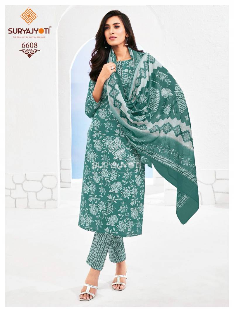 Suryajyoti Trendy Cotton Vol 66 Soft Cotton Dress Material Collection