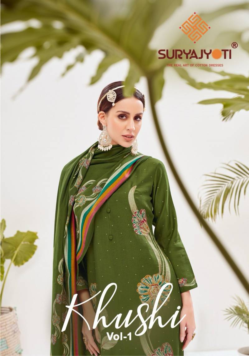 Suryajyoti Khushi Vol 1 Printed Dress Material Collection