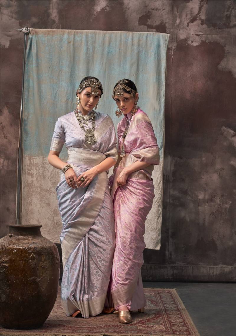 Rajbeer Kosha Silk Satin Handloom Designer Saree Collection