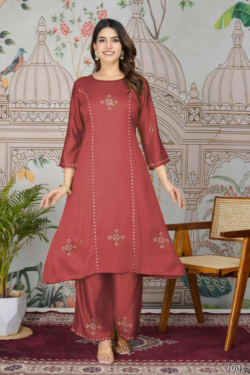 Pihu 1 Gaji Silk Fancy Kurti With Bottom Collection