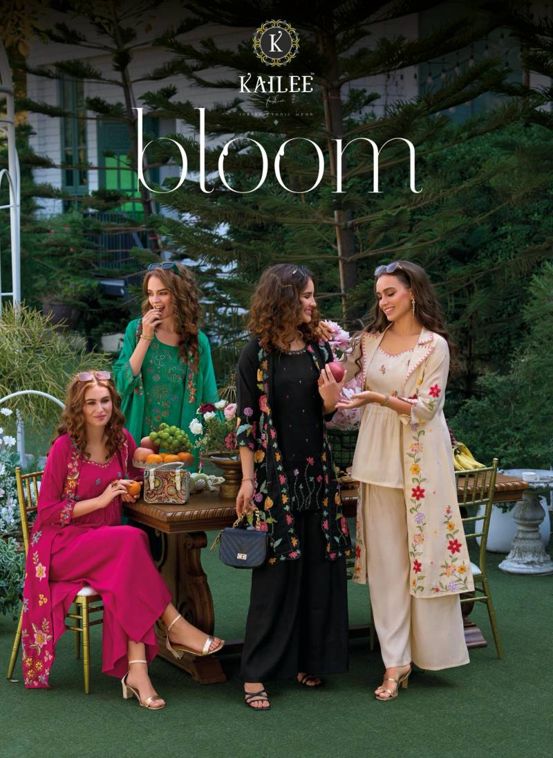 Kailee Bloom Viscose Designer Indo Western Dress Collection