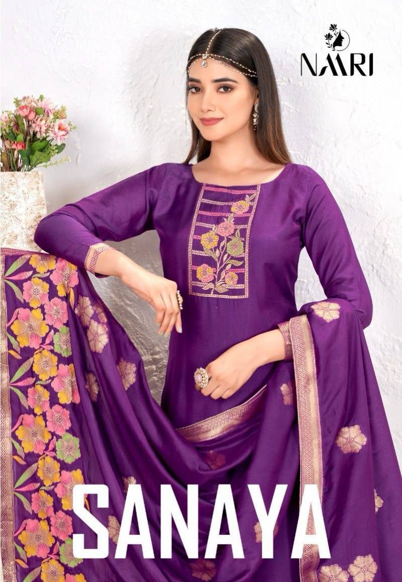 Naari Sanaya Muslin Jacquard Salwar Kameez Collection