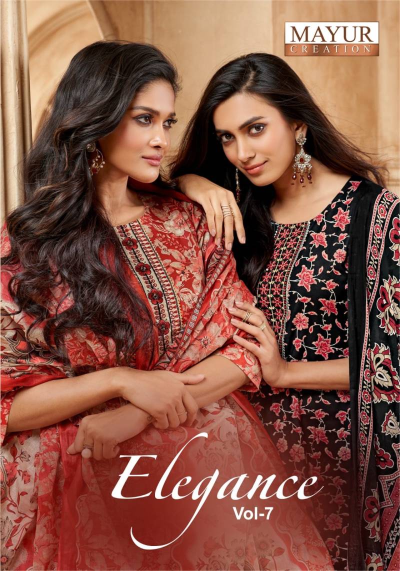 Mayur Elegance Vol 7 Printed Cotton Dress Material Collection