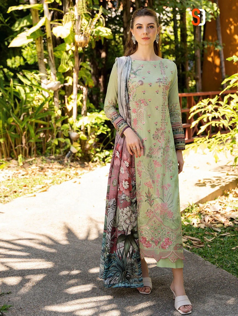 Shraddha Ramsha 1 Pakistani Suit Chiffon Dupatta