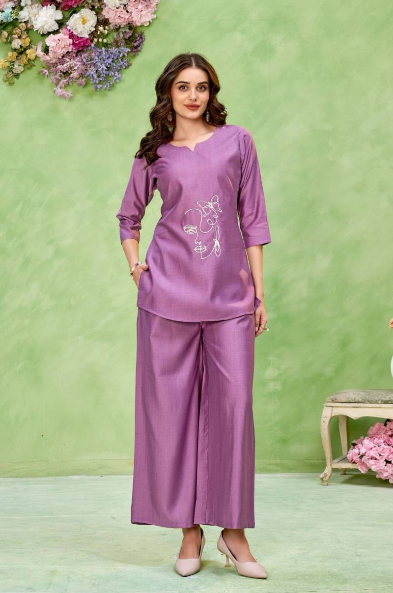 Ladies Flavour 3206 And 3207 Designer Dori Work Co Ord Set