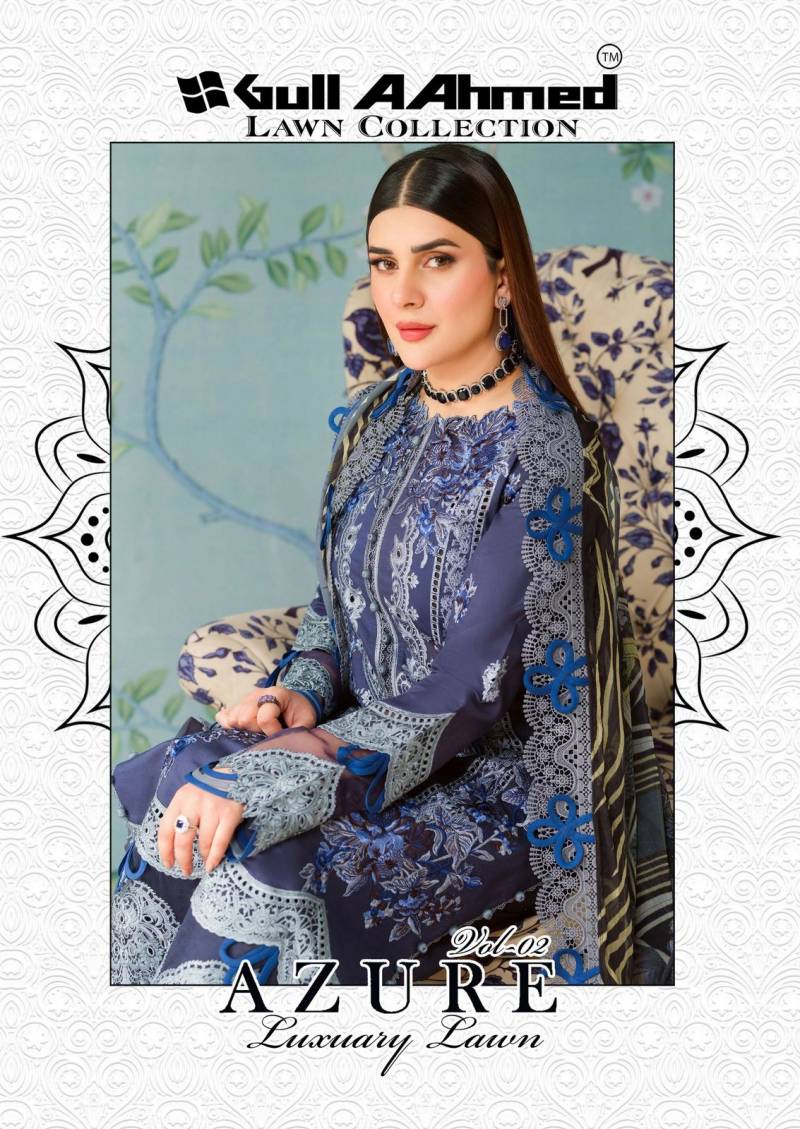 Gull A Ahmed Azure Vol 2 Printed Dress Material Collection