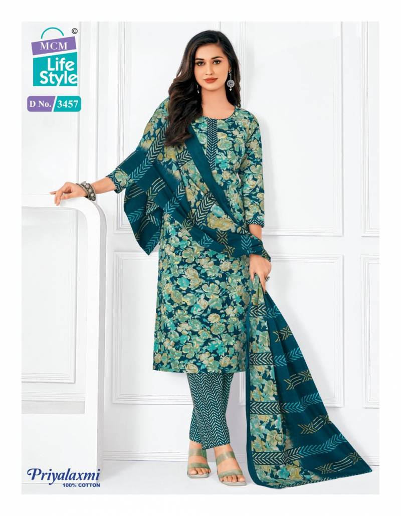 Mcm Priyalaxmi Vol 34 Cotton Dress Material Collection