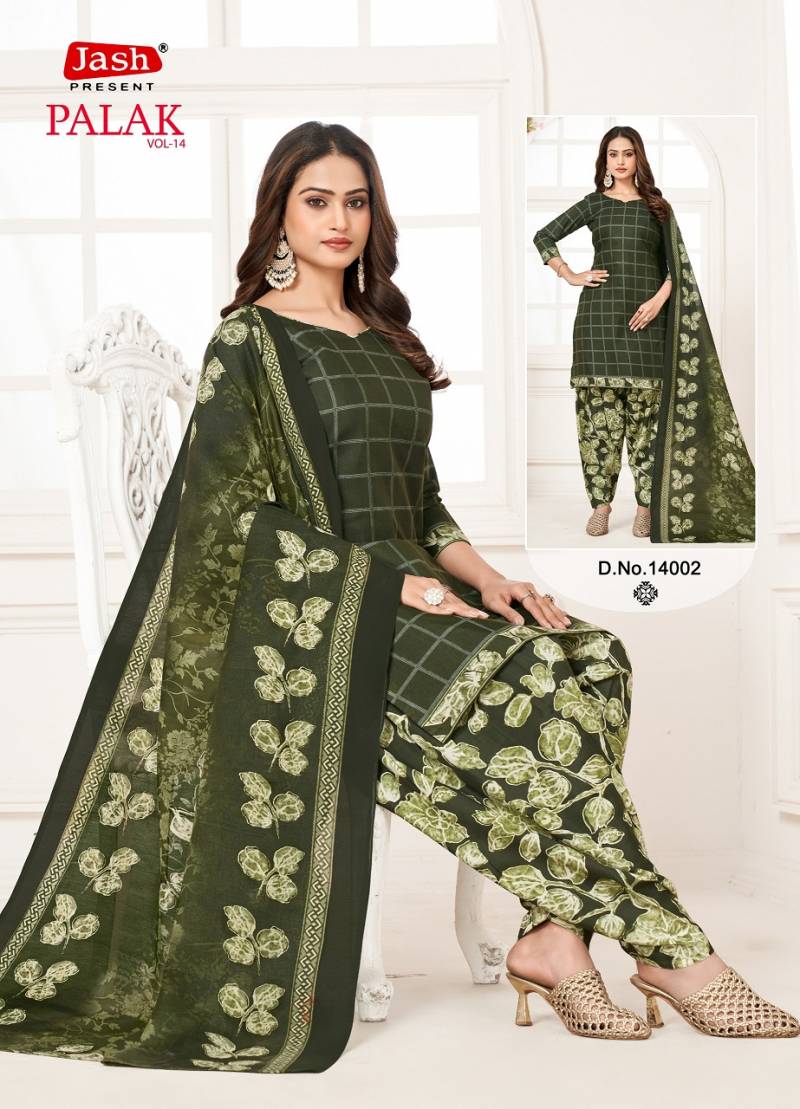 Jash Palak Vol 14 Cotton Printed Readymade Dress Collection