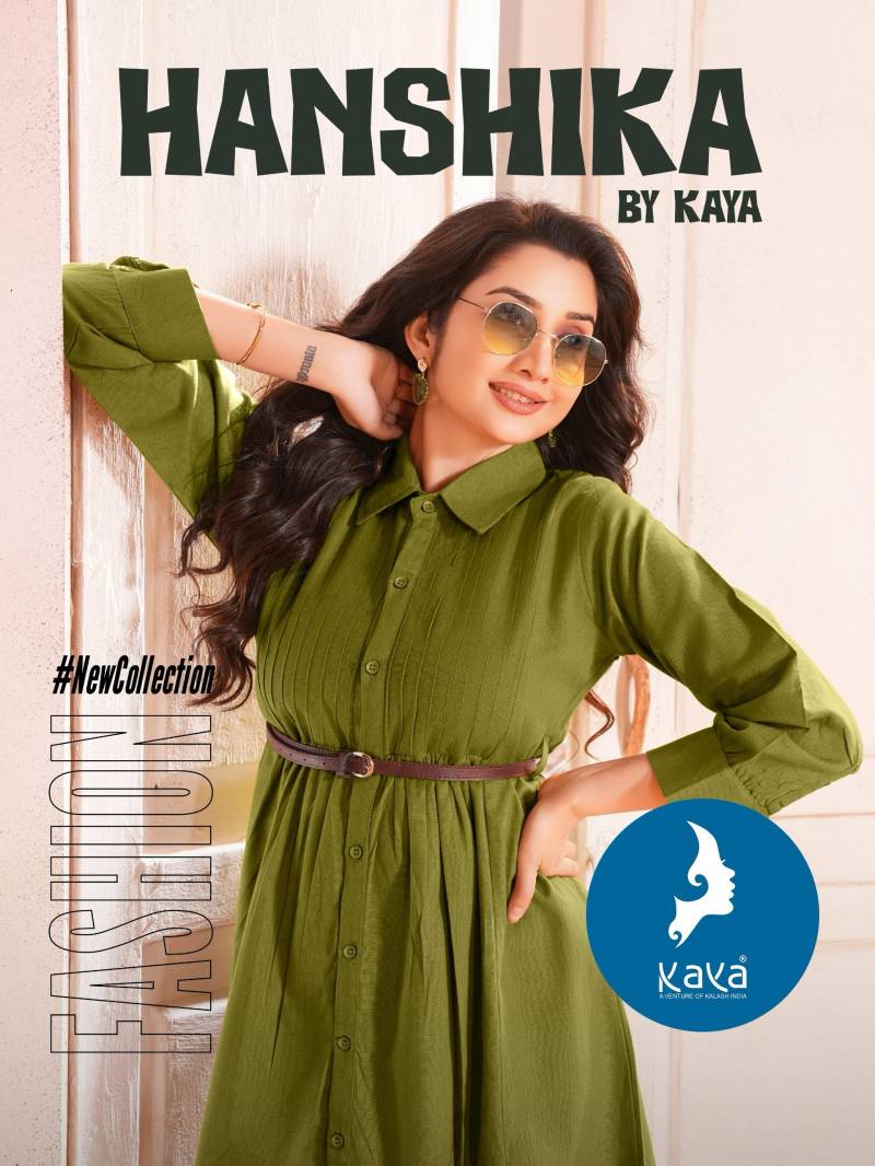 Kaya Hanshika Cotton Flex Fancy Stylish Kurti Collection