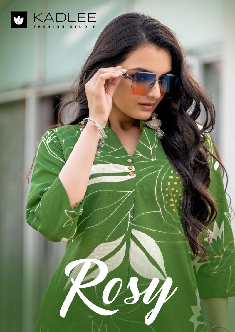 Kadlee Rosy Rayon Stylish Printed Co Ord Set Collection