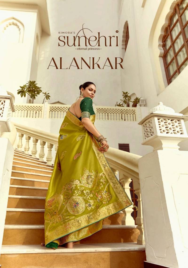 Kimora Sunehri Alankar Wedding Designer Sarees Collection