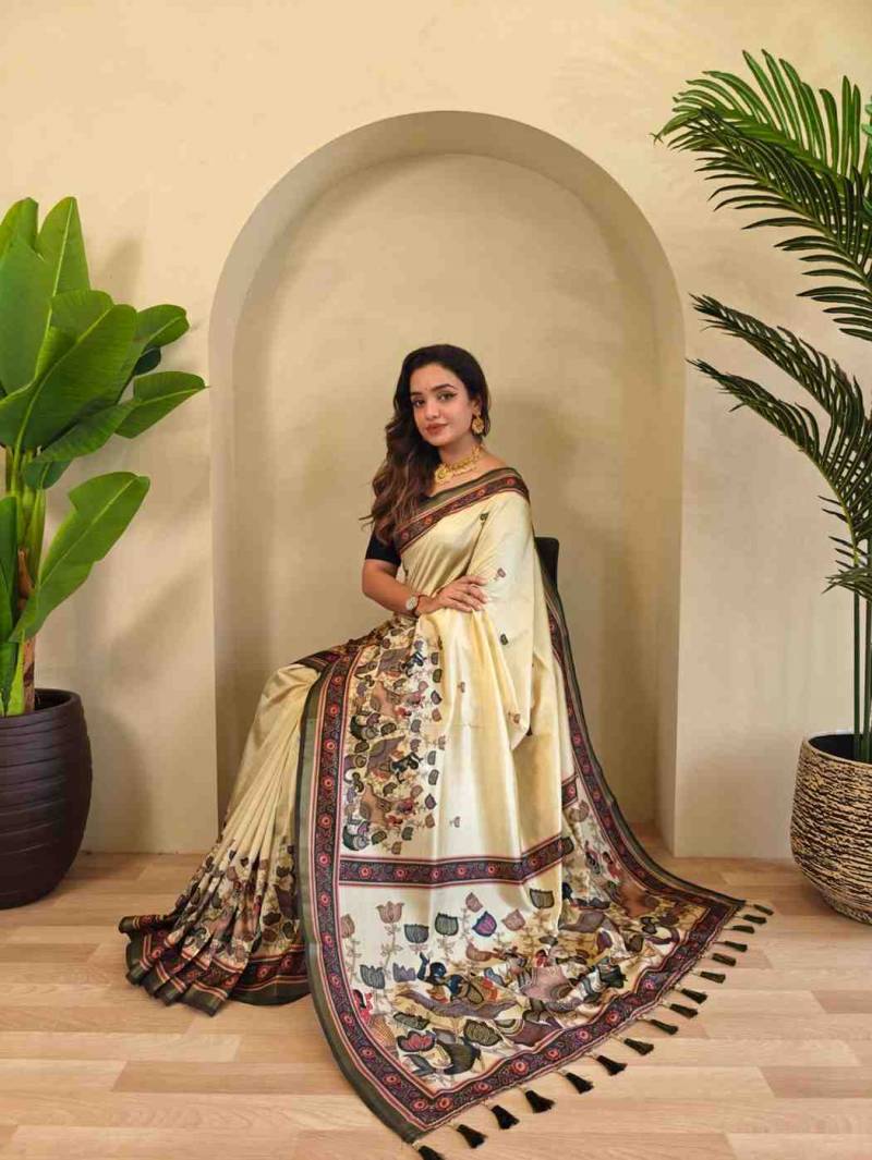 Kc 406 Designer Festive Wear Printed Saree Collection
