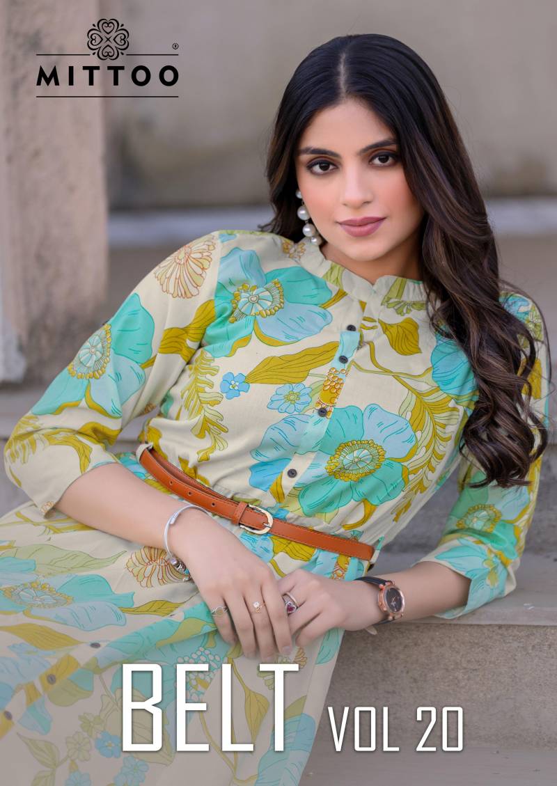 Mittoo Belt Vol 20 Fancy Printed Kurti Collection