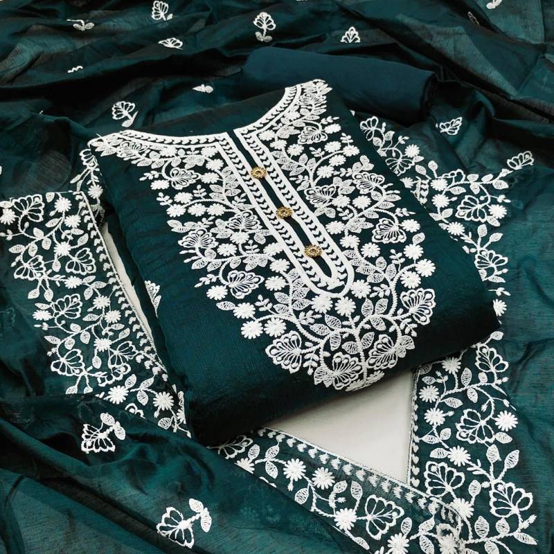 Color Set 9009 Cotton Designer Dress Material Collection