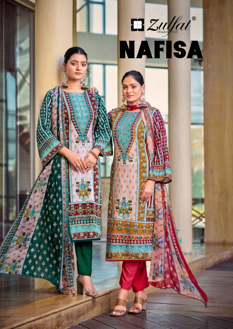 Zulfat Nafisa Viscose Designer Dress Material Collection
