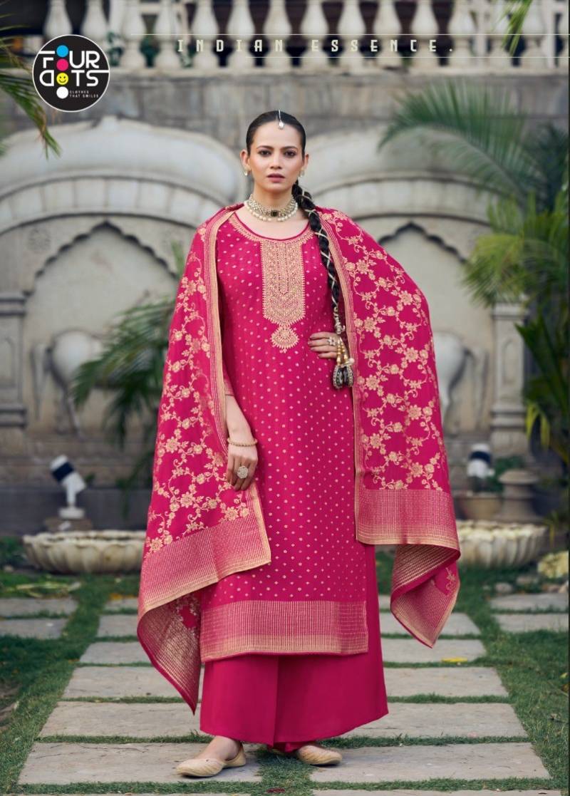Four Dots Colbee Viscose Designer Dress Material Collection